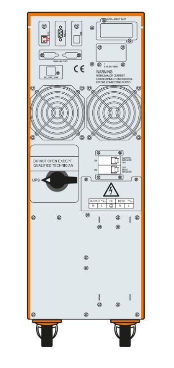 MAKELSAN POWERPACK SE 6KVA 1F/1F (16X7AH) PF;0,9 5/10DK ONLINE UPS