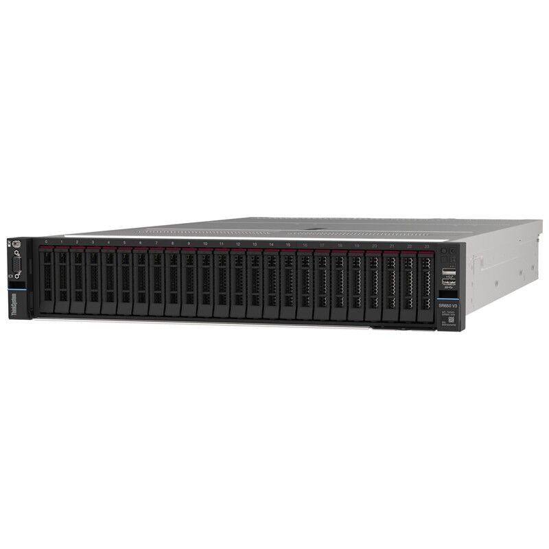 LENOVO THINKSYSTEM SR650 7D761010EA V3 1XINTEL XEON GOLD 6526Y 16C 1X64GB 2.5   940-8I 4GB 1X1100W 3 YIL YERİNDE GARANTİ