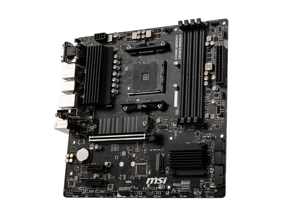 MSI B550M PRO-VDH WIFI DDR4 4400MHZ 1XVGA 1XHDMI 1XDP 2XM.2 USB 3.2 MATX AM4 (AMD 5000 VE 3000 SERİSİ İŞLEMCİ UYUMLU)