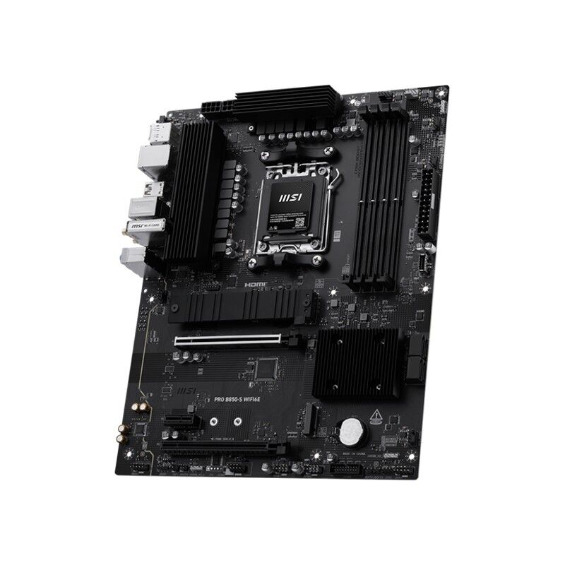 MSI PRO B850-S WIFI6E DDR5 8200MT/S 1XHDMI 1XDP 2XM.2 AM5 ATX (AMD AM5 9000/8000/7000 SERİLERİ İLE UYUMLU)