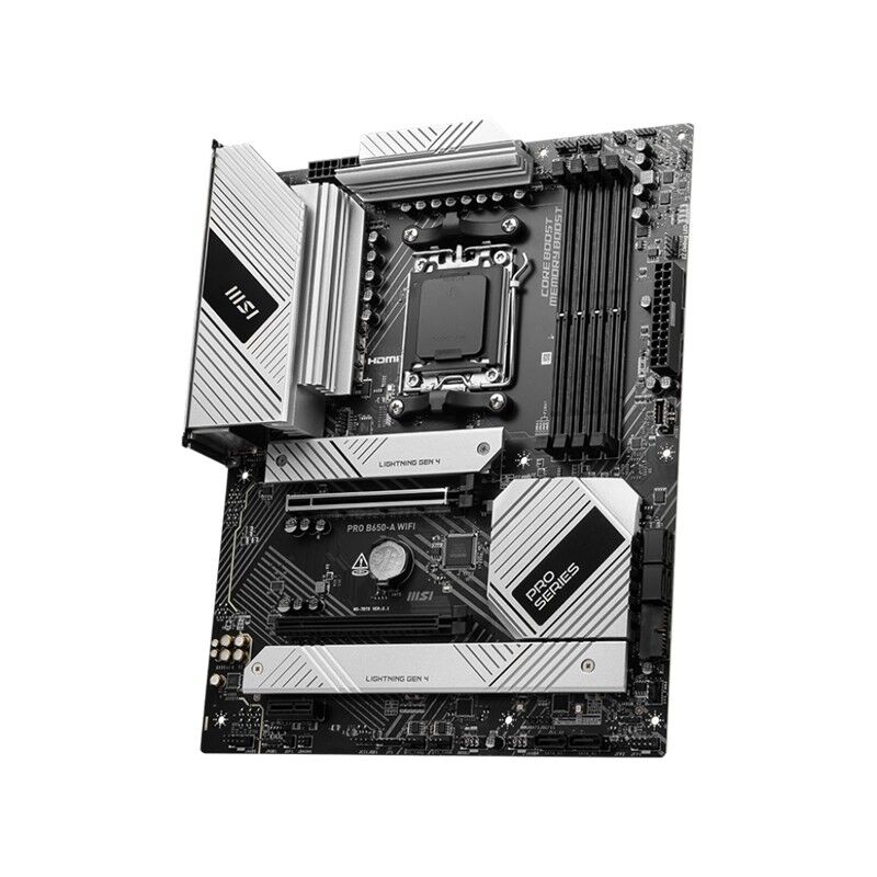 MSI PRO B650-A WIFI DDR5 7600MHZ 1XHDMI 3XM.2 USB ATX AM5 (AMD AM5 9000/8000/7000 SERİLERİ İLE UYUMLU)
