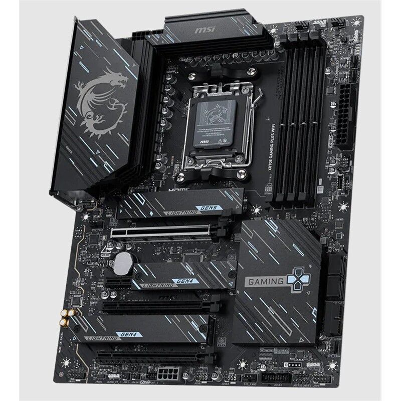 MSI X870E GAMING PLUS WIFI DDR5 8200MT/S 1XHDMI 3XM.2 USB AM5 ATX(AMD AM5 9000/8000/7000 SERİLERİ İLE UYUMLU)