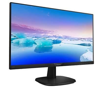 23.8 PHILIPS 243V7QJABF/00 IPS 4MS 75MHZ 1XVGA 1XHDMI 1XDP FHD 1920X1080 HOPARLÖR FLICKER-FREE VESA SİYAH
